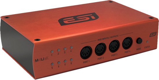 ESI M4U eX і M8U eX - перші в світі MIDI-інтерфейси з USB 3.0!
