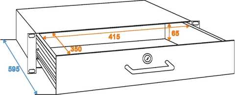 Рэковый ящик-шухляда с замком OMNITRONIC Rack Drawer with Lock 2U - JCS.UA фото 3 Рэковый ящик-шухляда с замком OMNITRONIC Rack Drawer with Lock 2U - JCS.UA фото 3