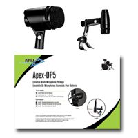 Набор микрофонов для ударных Apex DP5 - JCS.UA