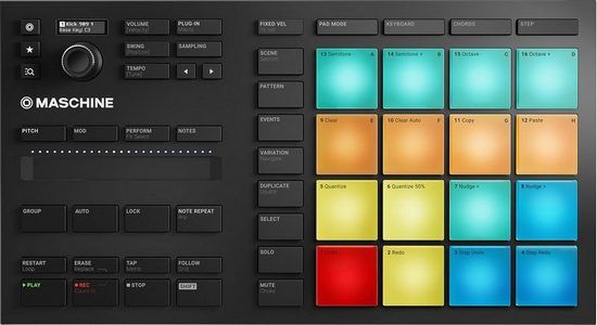 Native Instruments Maschine Mikro Mk3 - новий MIDI-контролер з 16 RGB педами