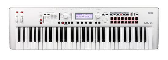 Лімітований випуск кваліфікованої робочої станції Korg Kross 2-61-WH в білому кольорі!