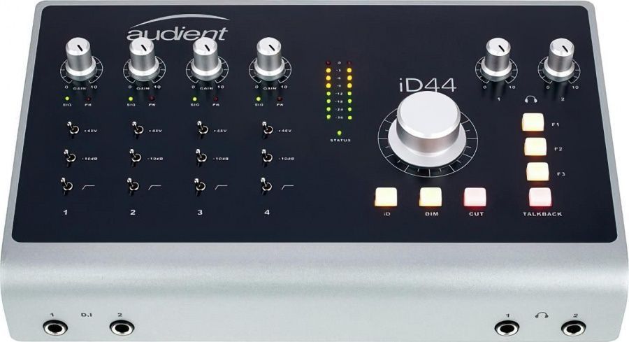 Audient id44. Audient id44 MKII. Audient id44 mk2. Audient asp8024-he preamps.
