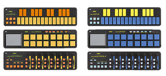 Новинка 2018! Лимитированный выпуск MIDI-контроллеров Korg nanoSERIES2 BLYL/ORGR!