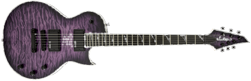 JACKSON PRO MONARKH QUILT MAPLE TOP TRANSPARENT PURPLE BURST