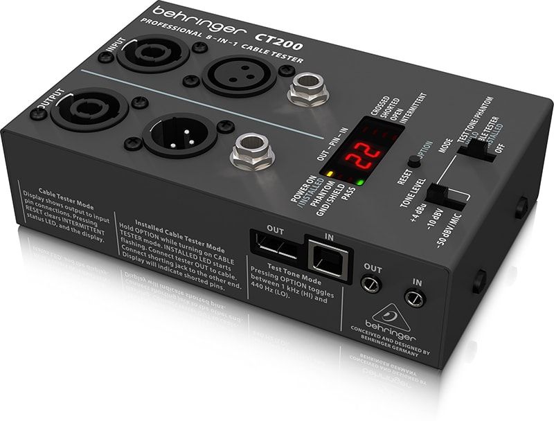Кабельный тестер Behringer CT200
