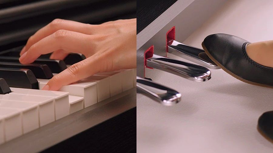  Автентичне відчуття гри на акустичному фортепіано та демпфер педаль з половинним натисканням