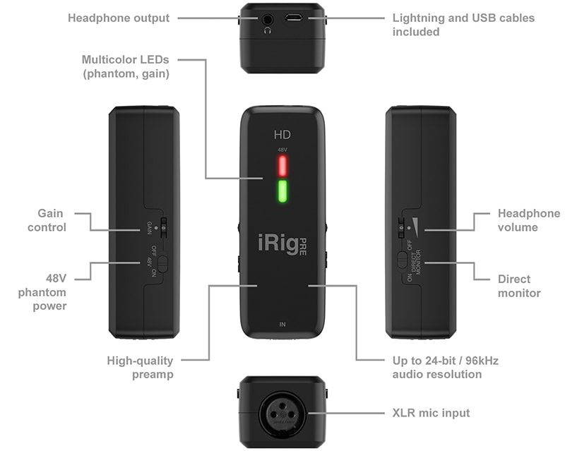 IK Multimedia iRig Pre HD IK Multimedia iRig Pre HD