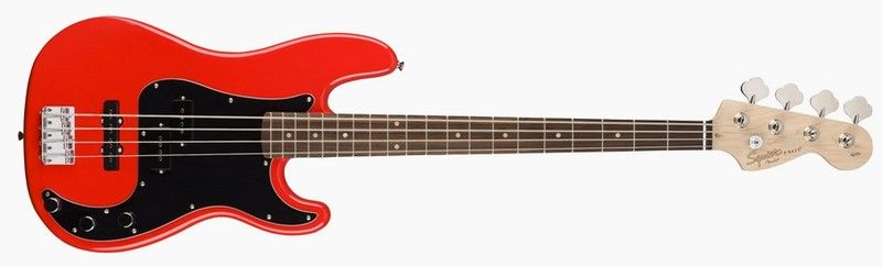 FENDER SQUIER AFFINITY PJ BASS RW RACE RED