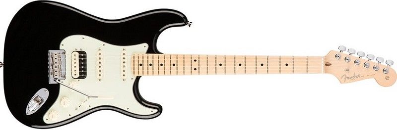 FENDER AMERICAN PROFESSIONAL STRATOCASTER HSS SHAWBUCKER MN BK
