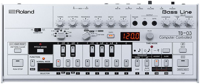 Синтезатор Roland TB-03 Синтезатор Roland TB-03