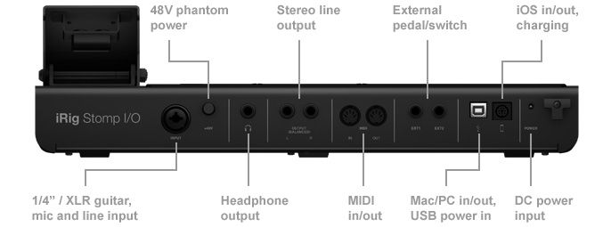 IK Multimedia iRig Stomp IO 