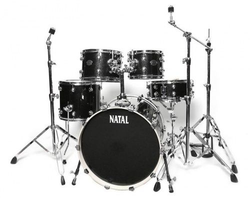 Ударна установка NATAL DRUMS ARCADIA DRUM KIT BLACK SPARKLE - JCS.UA