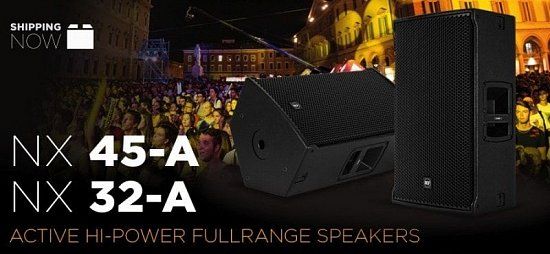 Акустичні системи RCF NX 32-A і NX 45-A вже у продажу!