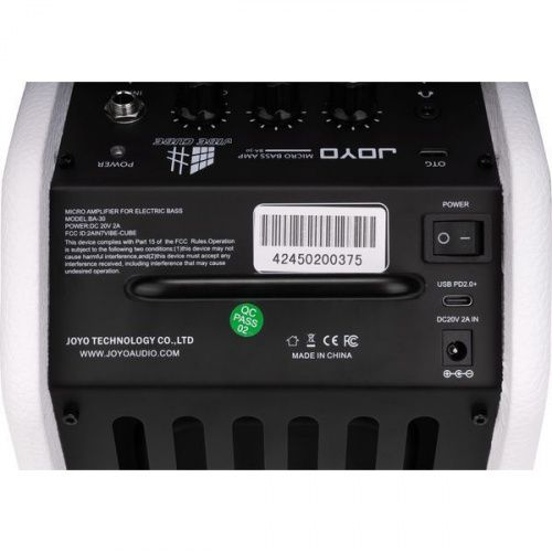 Комбопідсилювач Joyo BA-30 Vibe Cube White - JCS.UA фото 3