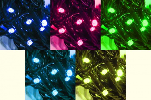 Светодиодная гирлянда EUROLITE LED garland 230 V (синий) - JCS.UA фото 2