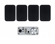 Акустический комплект SKY SOUND WIFI BOX-1404 BLACK - JCS.UA