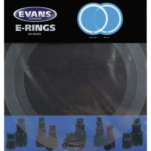 Набір демпферних кілець EVANS ER-SNARE E-RINGS SNARE - JCS.UA фото 2
