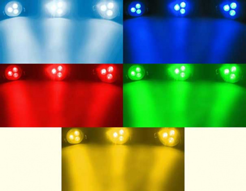 Світлодіодне обладнання EUROLITE LED DL-79-3 Ceiling Light (синій) - JCS.UA фото 2