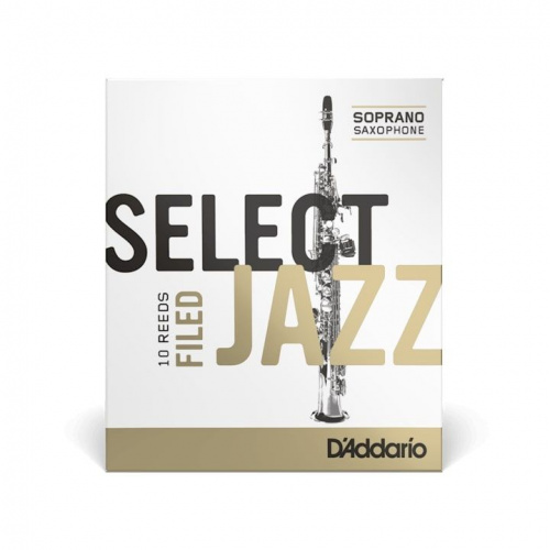 Трости для сопрано саксофона D'ADDARIO RSF10SSX3M Select Jazz - Soprano Sax 3M - 10 Pack - JCS.UA фото 2
