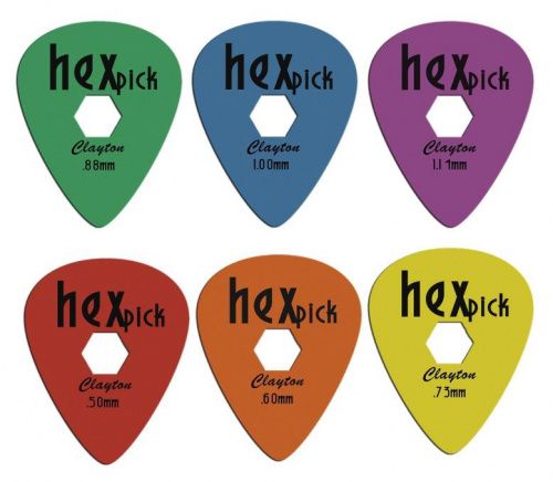Медиатор Clayton HX73/12 HEXPICK DURAPLEX STD - JCS.UA