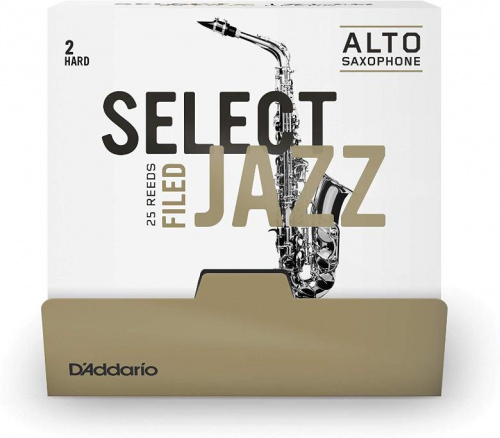 Трость для саксофона альт DADDARIO RSF01ASX2H-B25 Select Jazz - Alto Sax Filed 2H (1шт) - JCS.UA фото 2