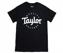 Футболка TAYLOR GUITARS T-SHIRT MENS BLACK WHITE LOGO M - JCS.UA