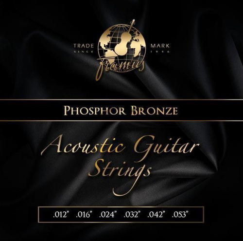 Струни для акустичної гітари FRAMUS 47220 Phosphor Bronze Medium (12-53) - JCS.UA фото 2