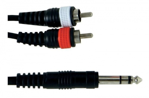 Инсертный кабель GEWA Basic Line Stereo Jack 6,3мм/2x RCA (1,5м) - JCS.UA