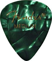Набор медиаторов Fender 351 Premium Celluloid (12)  - Green Moto Medium 098-0351-871 - JCS.UA