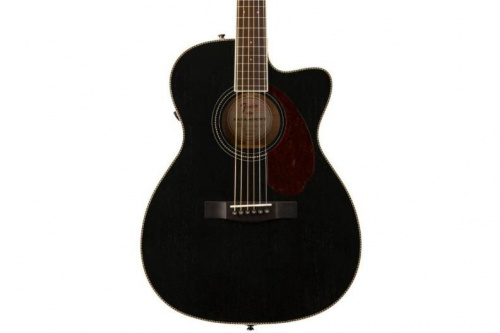 Гитара электроакустическая FENDER PM-3CE TRIPLE-O MAHOGANY BLACK TOP LTD - JCS.UA фото 3