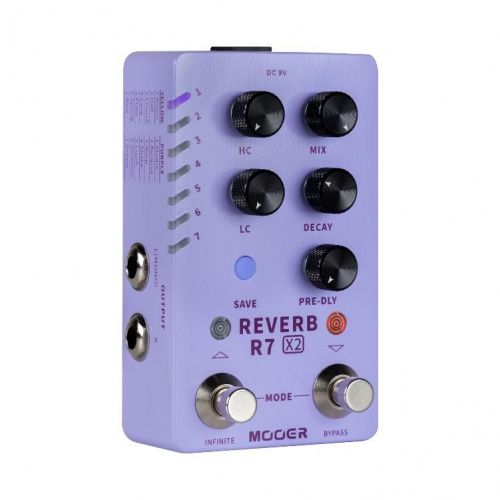 Педаль ефектів MOOER R7 X2 Reverb - JCS.UA фото 3