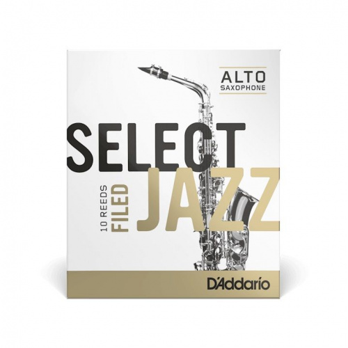 Трость для альт саксофона D'ADDARIO RSF10ASX3S Select Jazz - Alto Sax Filed 3S - 10 Pack - JCS.UA фото 3