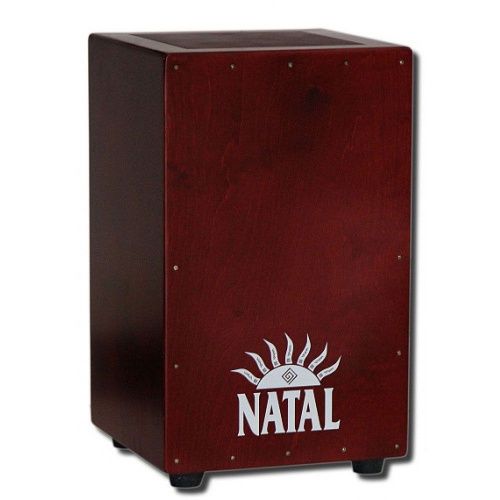 Кахон экстра-большой NATAL DRUMS CJAN-XL-SW-RR CAJON EXTRA LARGE DARK RED WITH DARK RED PANEL - JCS.UA