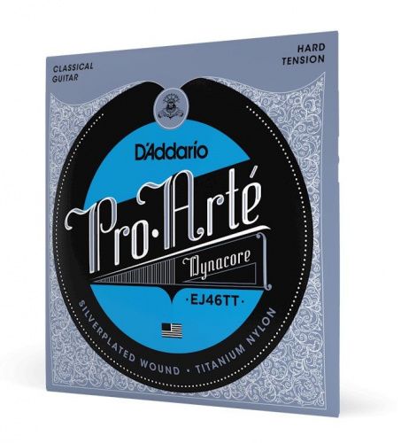 Струни D'ADDARIO EJ46TT PRO ARTE DYNACORE TITANIUM TREBLES, HARD TENSION - JCS.UA