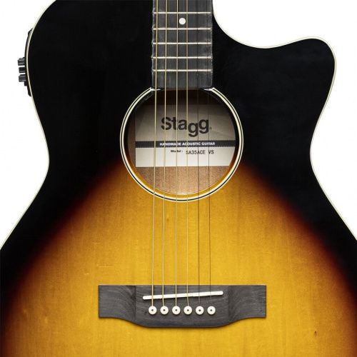 Электроакустическая гитара STAGG SA35 ACE-VS - JCS.UA фото 4