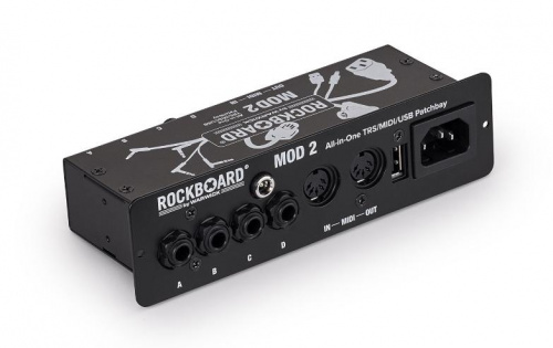 Патч панель для педалборда ROCKBOARD RBO B MOD 2 V2 All-in-One TRS, Midi & USB Patchbay - JCS.UA фото 2
