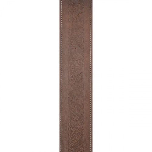 Гітарний ремінь PLANET WAVES PW25WSTE01 Western Eagle Embossed Leather Guitar Strap, Brown - JCS.UA фото 4
