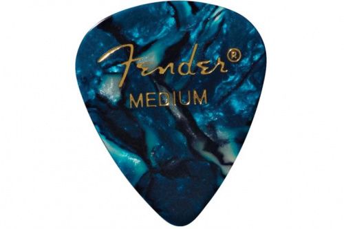 Медиатор FENDER 351 SHAPE PREMIUM PICKS OCEAN TURQUOISE MEDIUM - JCS.UA