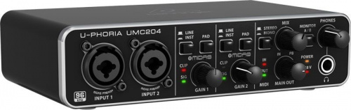 Аудио интерфейс Behringer U-PHORIA UMC204 - JCS.UA фото 2
