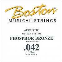 Струна для акустичної гітари Boston BPH-042 - JCS.UA