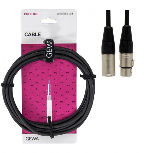 Акустичний кабель GEWA Pro Line XLR (m)/XLR (f) (1 м) - JCS.UA фото 2