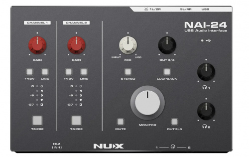 Звуковая карта NUX NAI-24 - JCS.UA