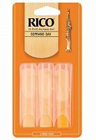 Тростини для сопрано саксофона RICO Soprano Sax #1.5 - 3-Pack - JCS.UA