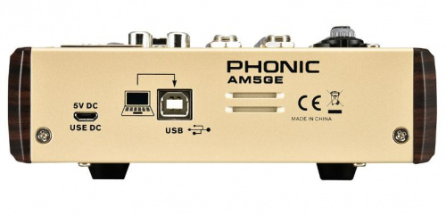 Мікшерний пульт Phonic AM5GE - JCS.UA фото 3