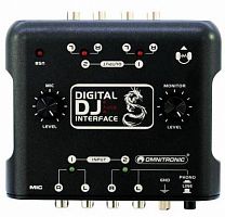 Цифровой DJ USB интерфейс OMNITRONIC DDI 4x4 - JCS.UA