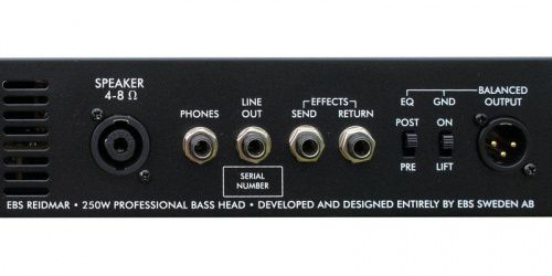 Бас-гитарная усилитель «ГОЛОВА» EBS RD-250 REIDMAR 250 - JCS.UA фото 4