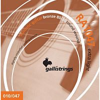 Струны для акустической гитары Gallistrings RA1047 EXTRA LIGHT - JCS.UA