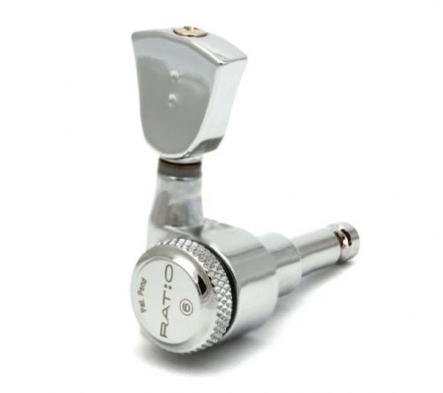 Колки для гитары GRAPH TECH PRL-8341-C0 Electric Locking 3+3 Vintage Chrome 2 Pin - JCS.UA