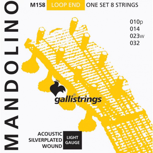 Струни для мандоліни Gallistrings M158 - JCS.UA
