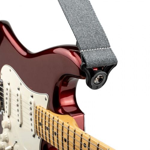 Ремінь D'ADDARIO 50BAL04 AUTO LOCK GUITAR STRAP (SKATER GREY) - JCS.UA фото 2